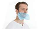 Baardmasker 1 elastiek - blauw - 10x100
